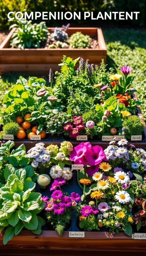 Companion Planting in Square Foot Gardens: The Perfect Pairings