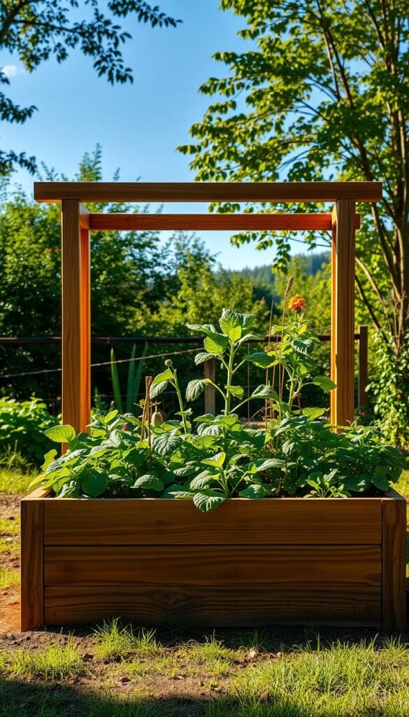 Building Raised Beds for Square Foot Gardening on a Budget