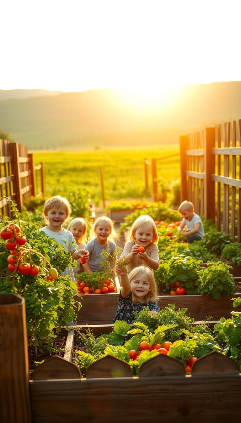 Healthy Eating Starts Here: Kids Harvest Their Own Vegetables