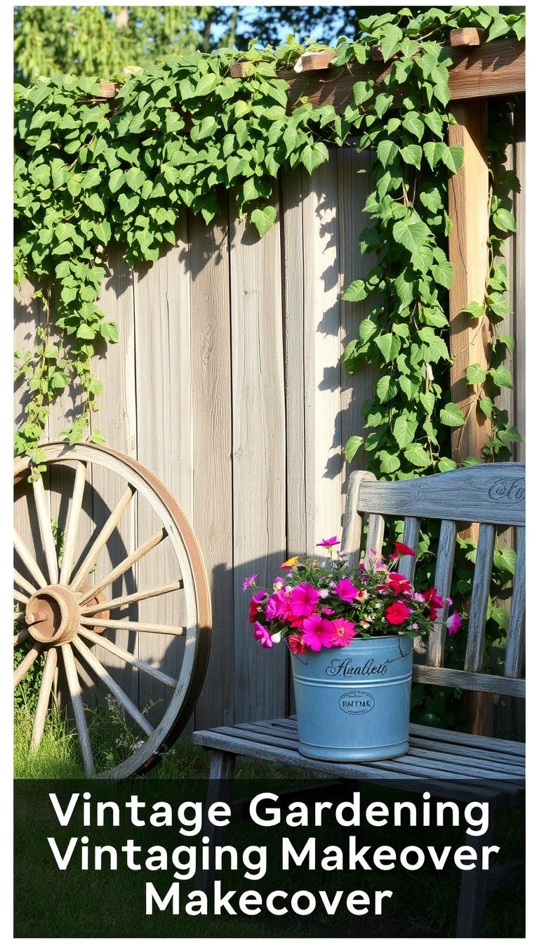 Vintage Gardening Makeover: Repurposing Old Items for Rustic Charm