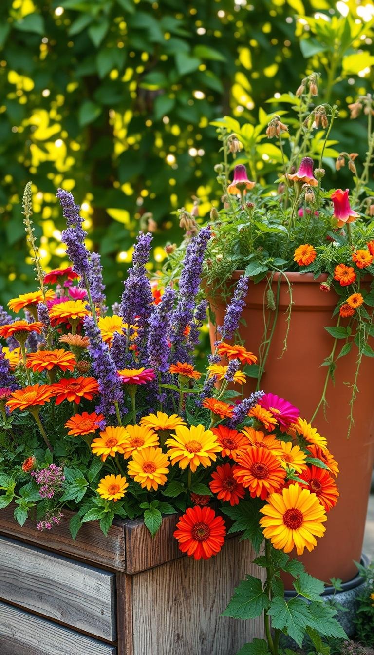 Container Gardening Flowers That Attract Pollinators