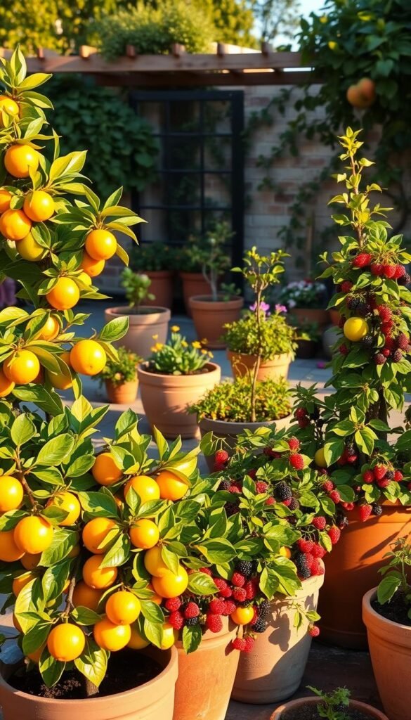 Container Solutions for a Small Fruit Garden: Patio-Friendly Citrus and Berries