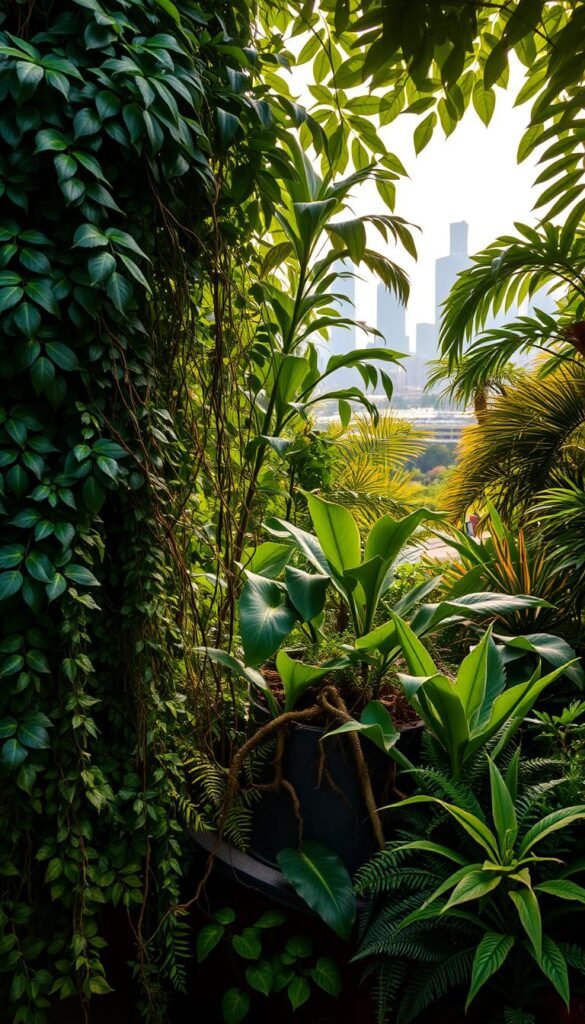 Creating a Jungle Effect: Layering Plants in Small Urban Gardens