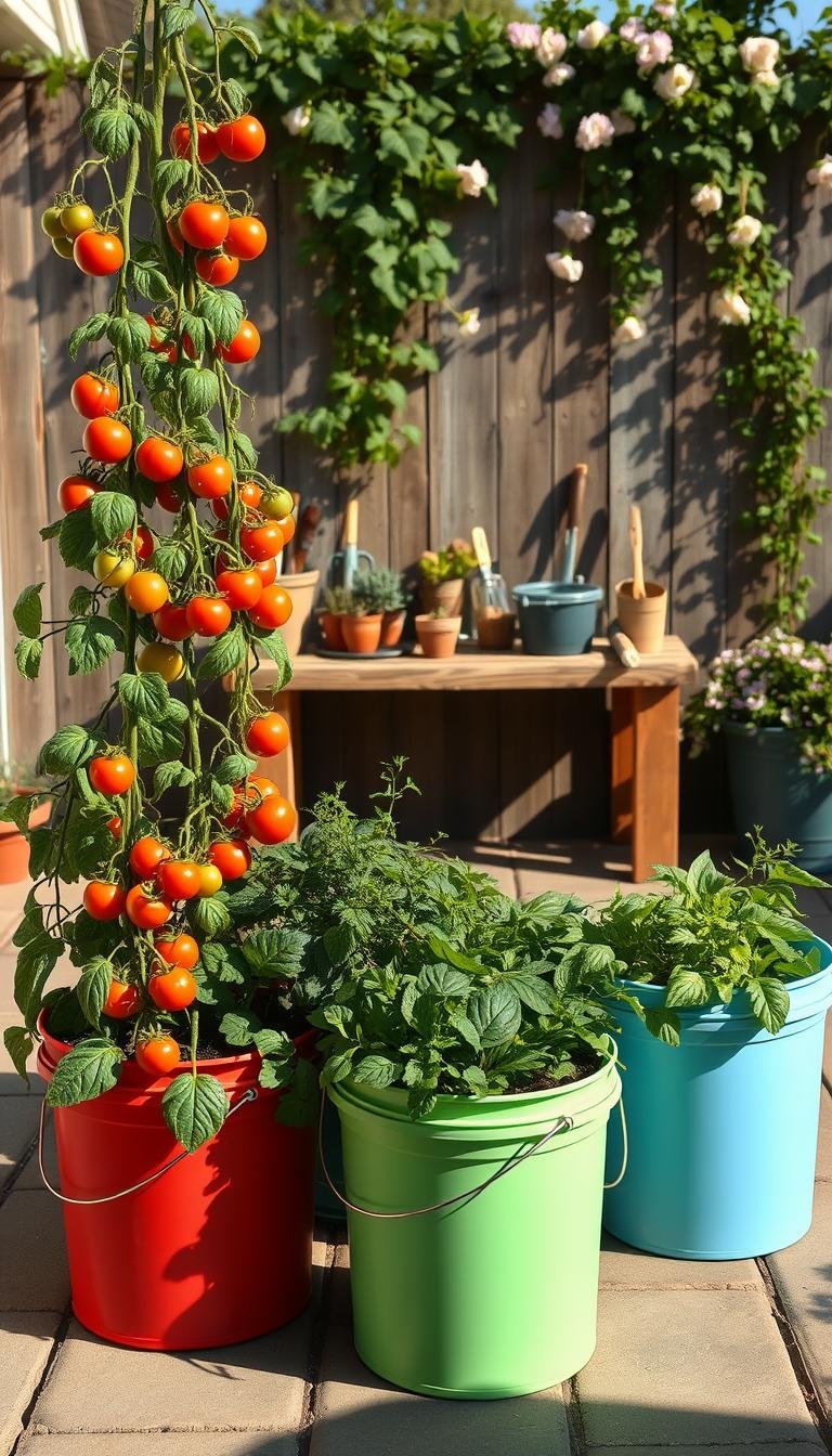 DIY Bucket Gardening: 5-Gallon Containers for Patio Produce