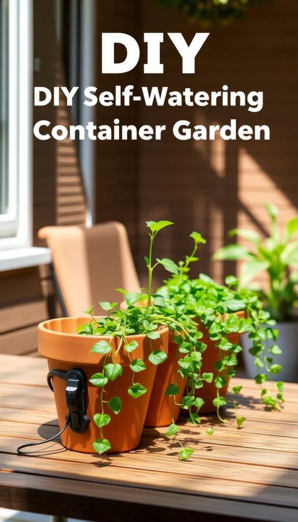 DIY Self-Watering Systems for Hassle-Free Container Gardens