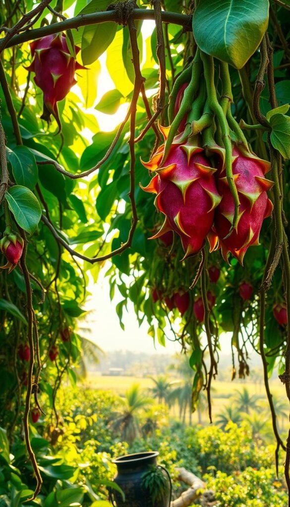 Dragon Fruit Garden Secrets: Cultivating Exotic Vines at Home