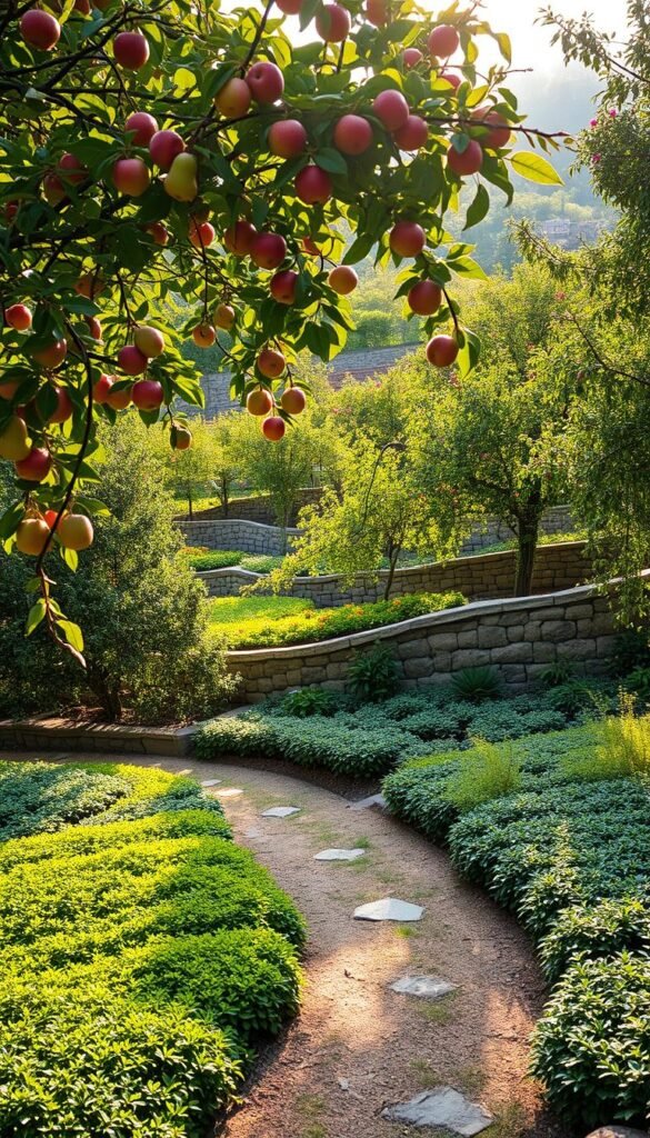 Fruit Garden Design Tips for Sloped Yards and Terraced Landscapes
