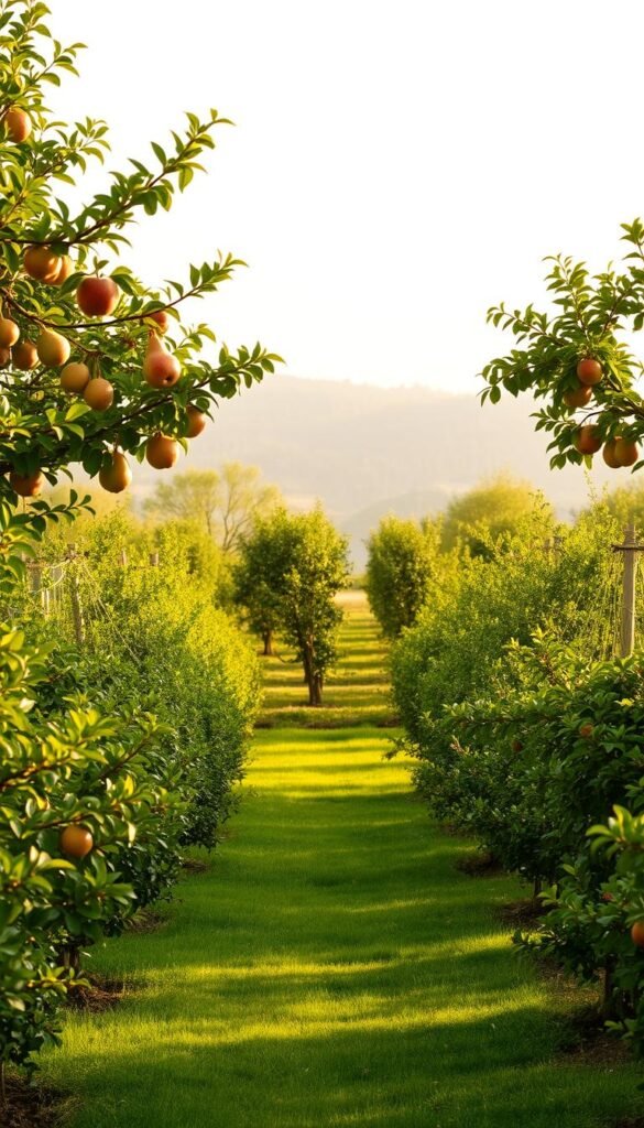 Orchard Garden Layout with Fruit Trees: Planning for Pollination and Spacing