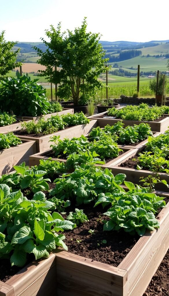 Raised Bed Vegetable Garden Layout: Plant Spacing for Maximum Productivity
