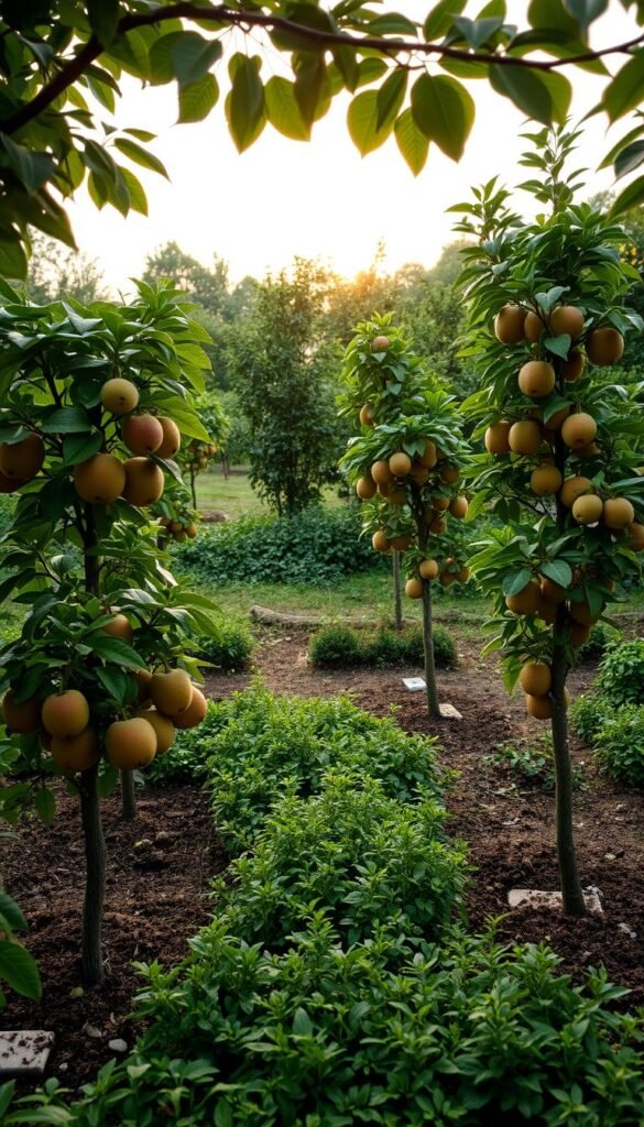 Small Orchard Garden Layout: How to Space and Group Different Fruit Trees