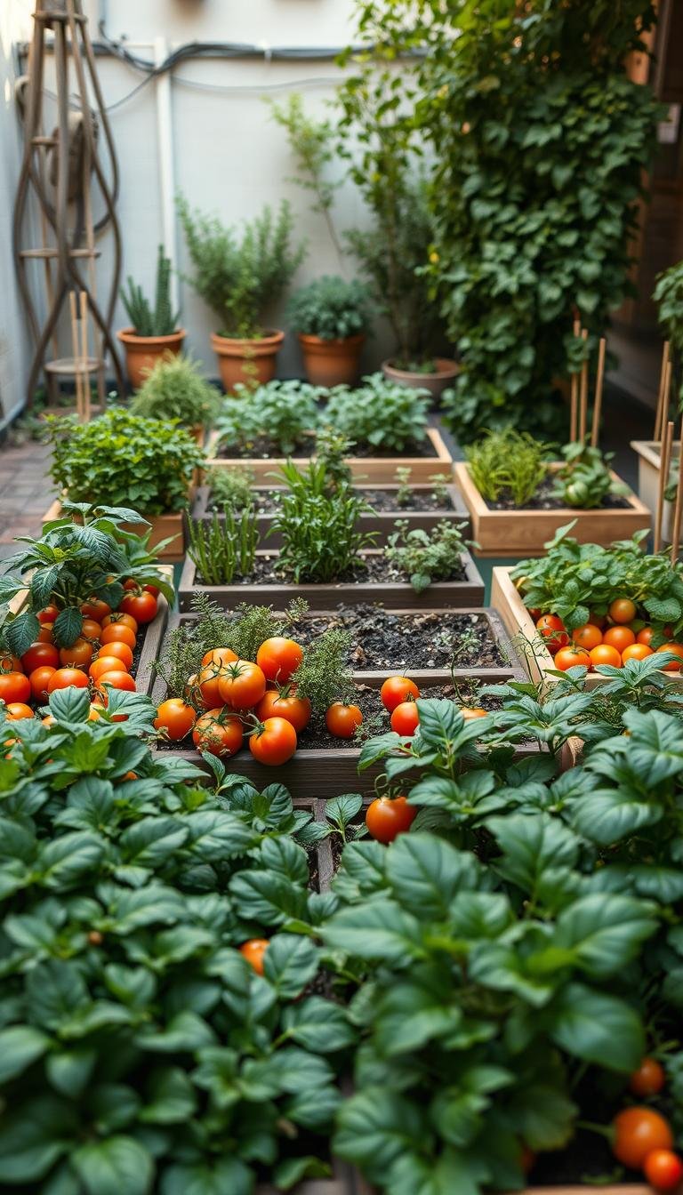 Small Vegetable Garden Ideas for Tight Backyards and Patios