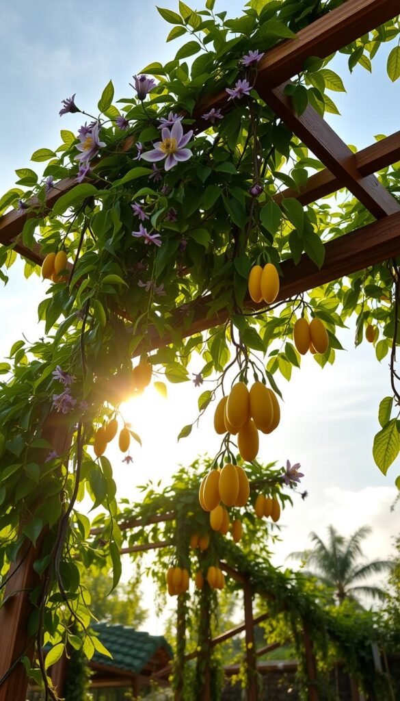 Trellis Options for a Passion Fruit Garden: DIY and Store-Bought Solutions