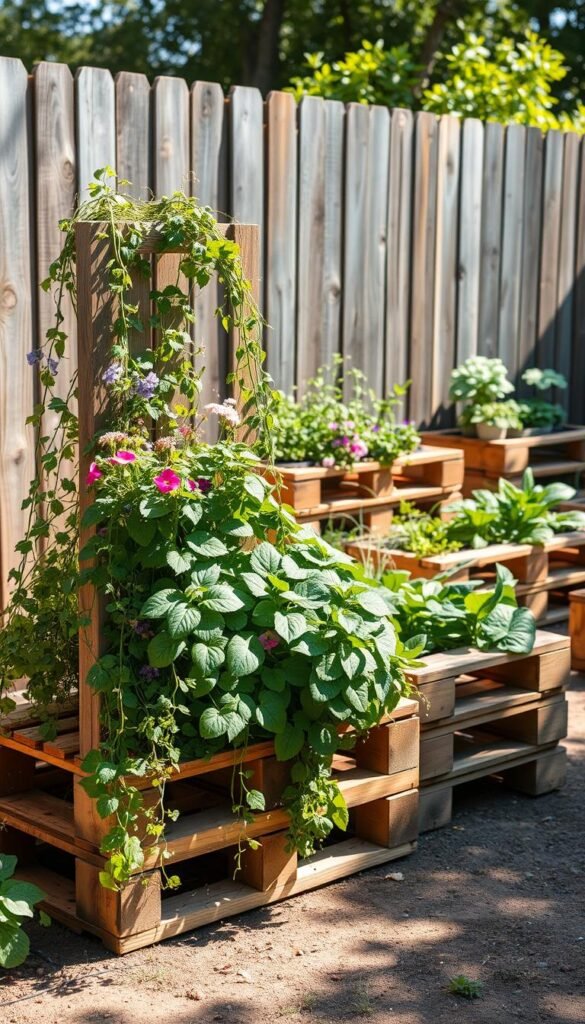 10 Pallet Garden Ideas for Sustainable, Upcycled Outdoor Features
