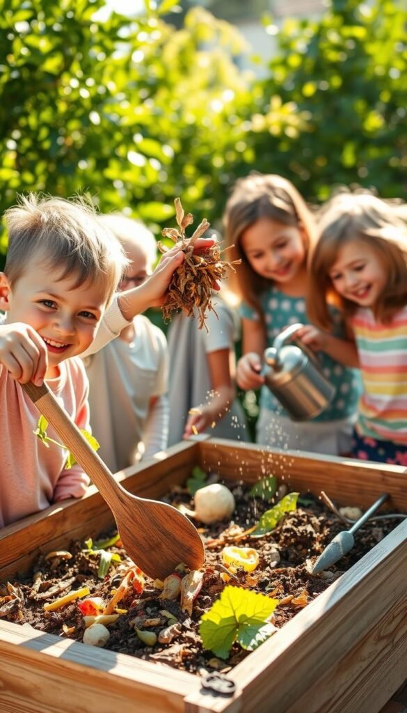 Composting for Children: Turn Kitchen Scraps into Garden Gold