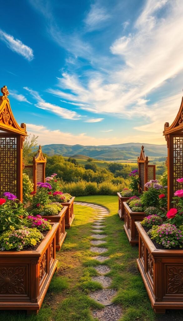 Creating Backyard Focal Points with Decorative Raised Beds