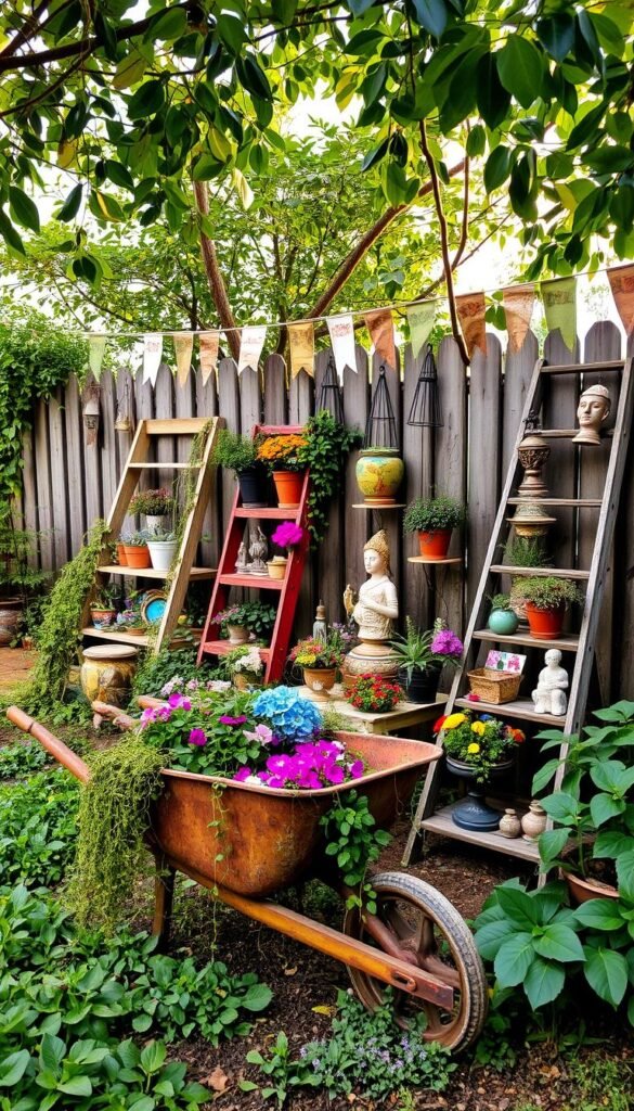 From Trash to Treasure: Upcycling for a One-of-a-Kind Garden Aesthetic
