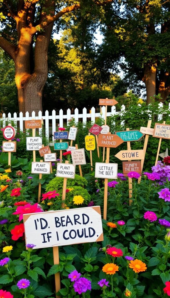 Gardening Humor: 10 Funny Signs and Slogans for Plant Lovers