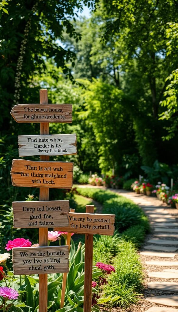 Gardening Quotes for Daily Inspiration: How to Display Them Outdoors