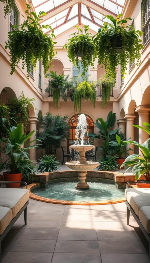 Indoor Courtyard Garden: Bringing Open-Air Charm to Enclosed Areas