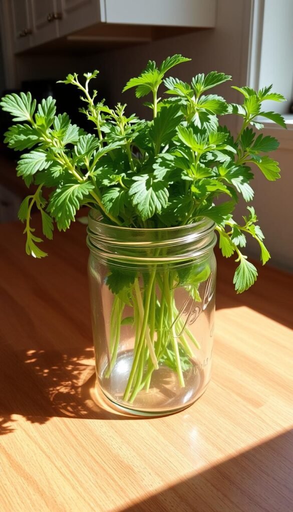 Mason Jar Herb Garden Indoor: Easy DIY for Kitchen Countertop Herbs