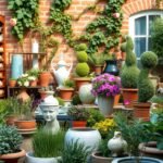 Mixing Modern and Vintage Styles: Eclectic Gardening Aesthetic Inspiration