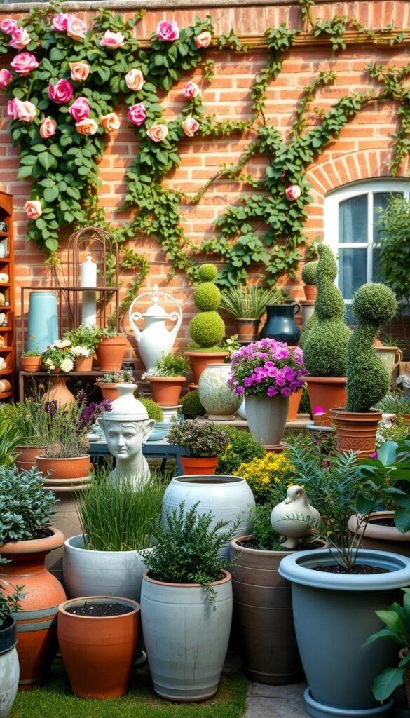 Mixing Modern and Vintage Styles: Eclectic Gardening Aesthetic Inspiration