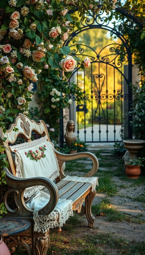 Shabby Chic Garden Furniture: Finding and Restoring Flea Market Finds