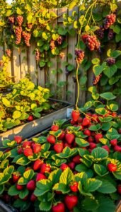 Small Fruit Garden Inspiration: Clever Ways to Grow Strawberries and Grapes