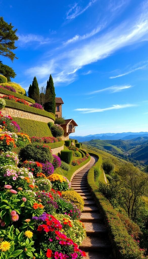 Stunning Terrace Garden Ideas for Multi-Level Yards