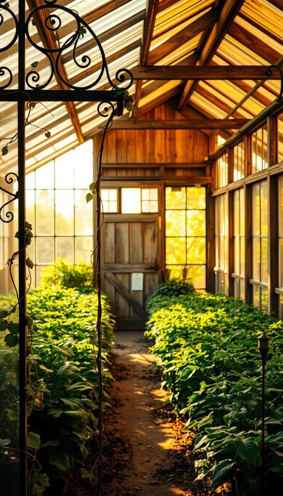 Vintage Greenhouse Ideas: Antique Windows and Unique Frames