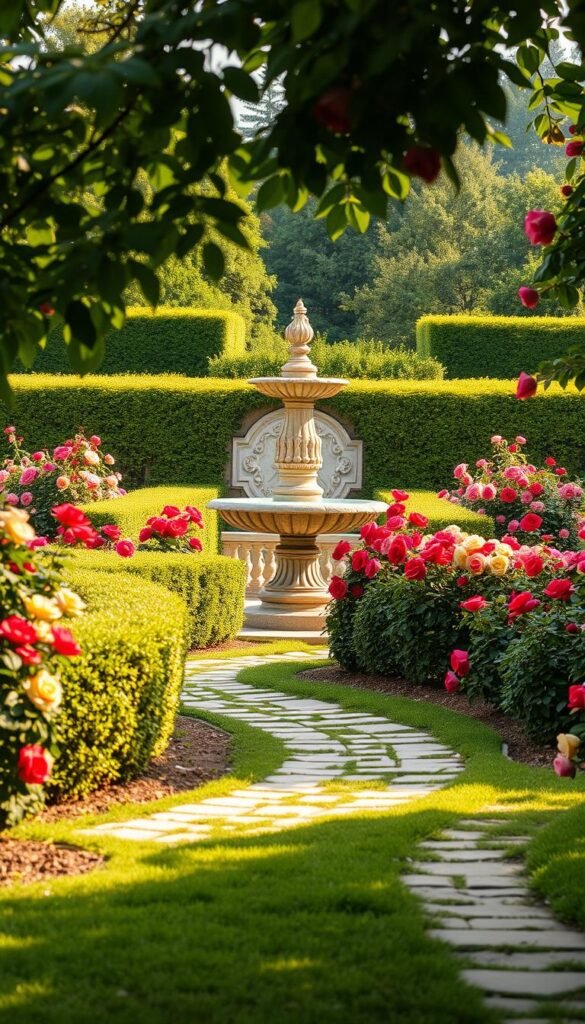 Classic Rose Garden Ideas for a Timeless Floral Display