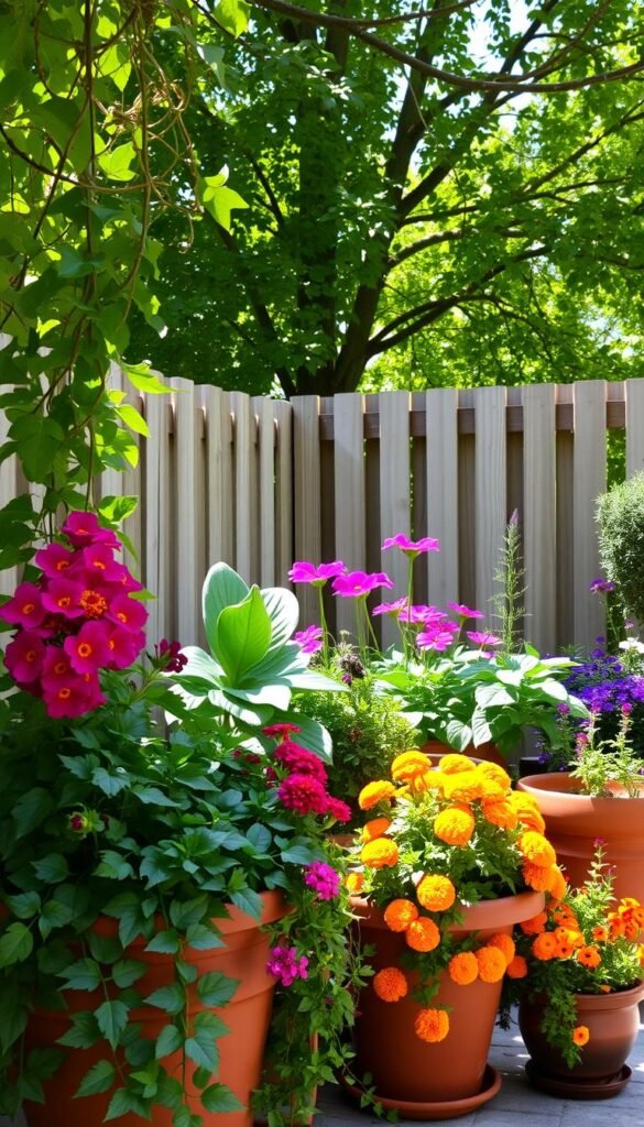 Container Flower Garden Ideas: Brightening Patios and Balconies
