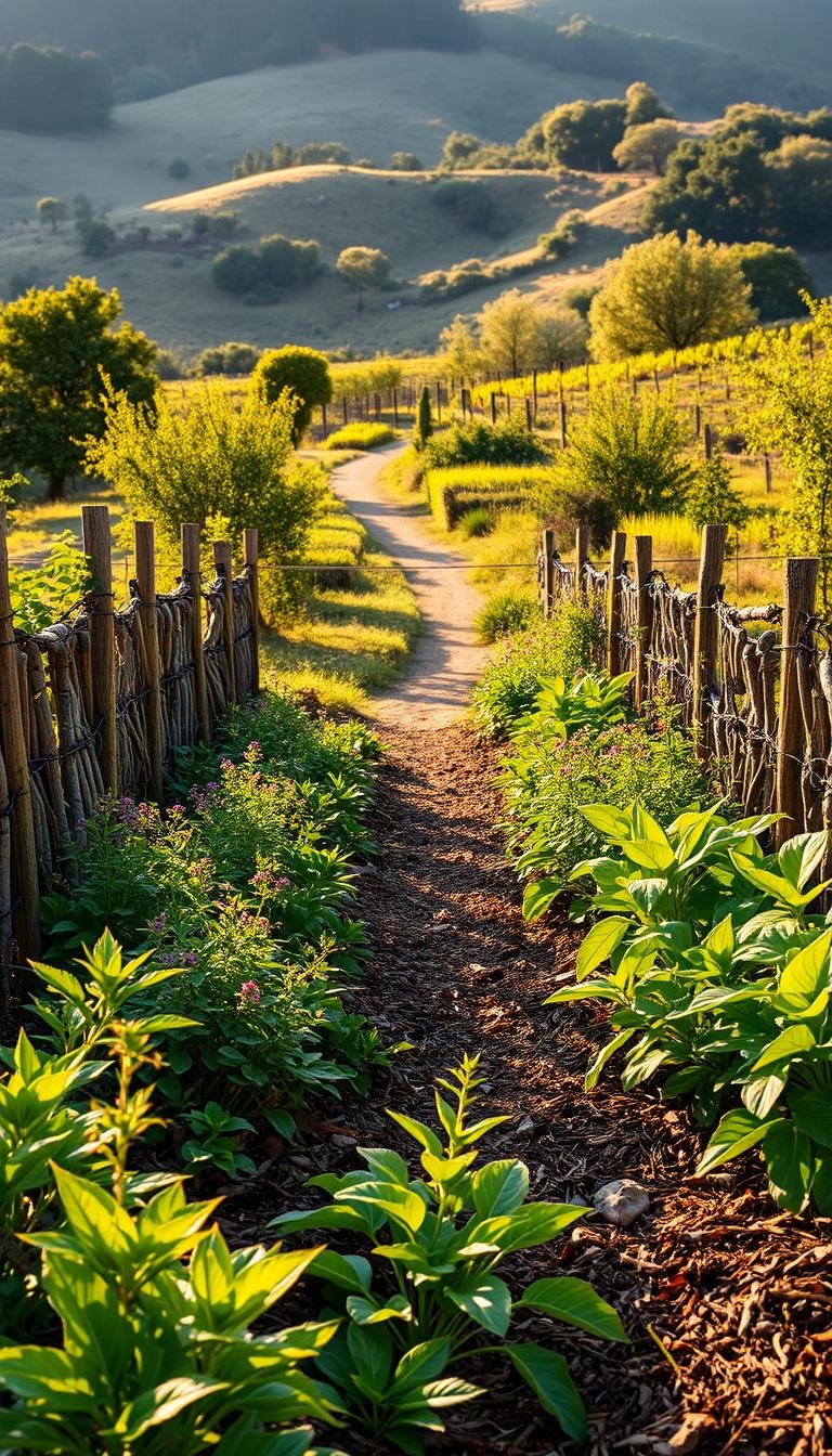 Creating a Microclimate: Protecting Plants with Windbreaks and Mulch