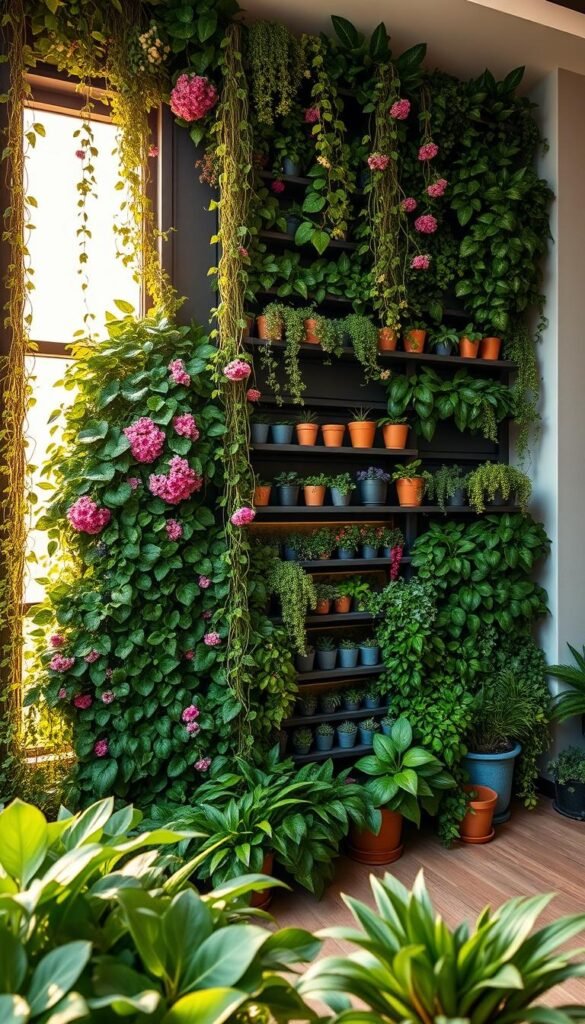 Creative Garden Wall Ideas for Vertical Plant Displays