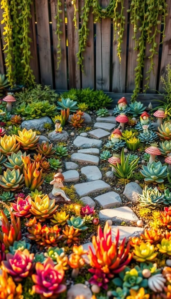 Designing a Succulent Fairy Garden for Low-Maintenance Charm
