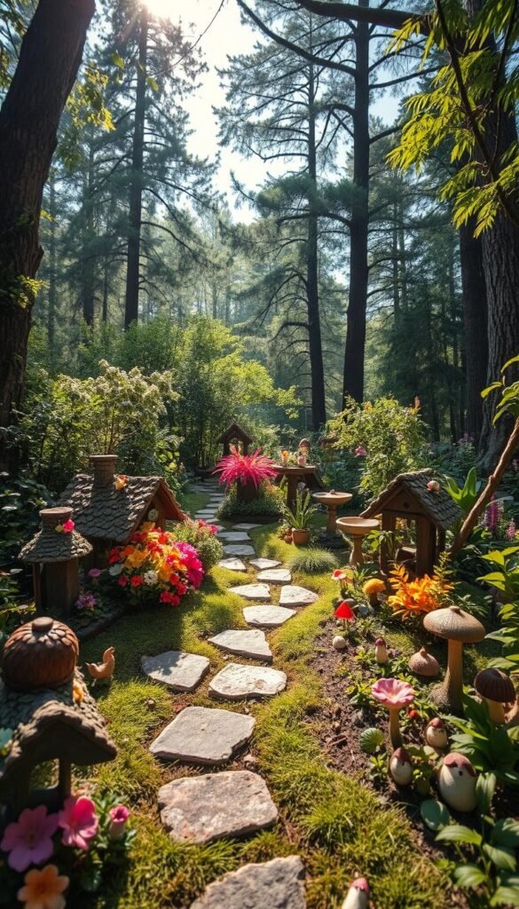 Enchanting Fairy Garden Decor: Themed Props and Tiny Accents