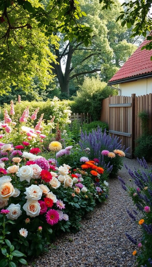 English Flower Garden Style: Timeless Classic Blooms and Quaint Pathways