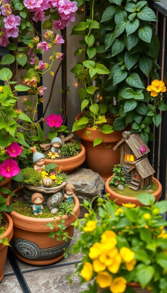 Fairy Garden Pots for Patios and Balconies: Making the Most of Small Areas
