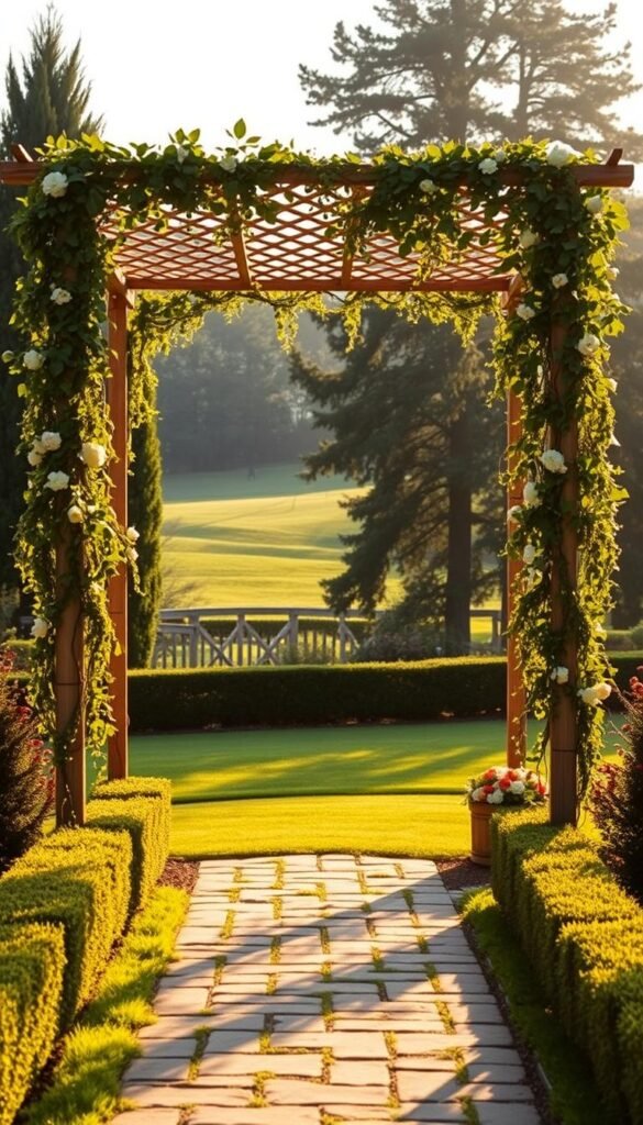 Garden Wedding Aesthetic: Flowers, Arbors, and Elegant Outdoor Decor