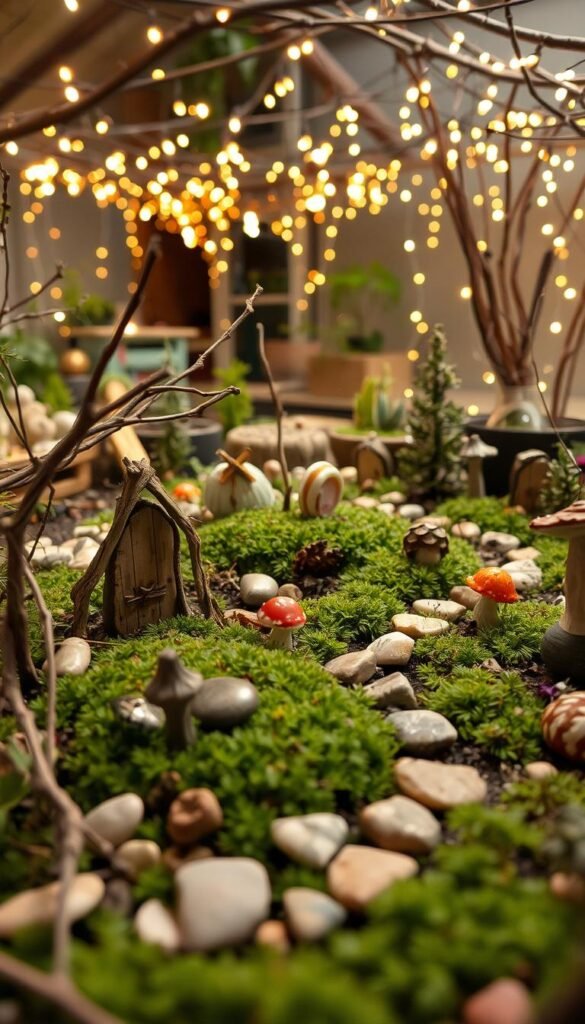 Homemade Fairy Garden Accessories: Twigs, Pebbles, and Found Objects