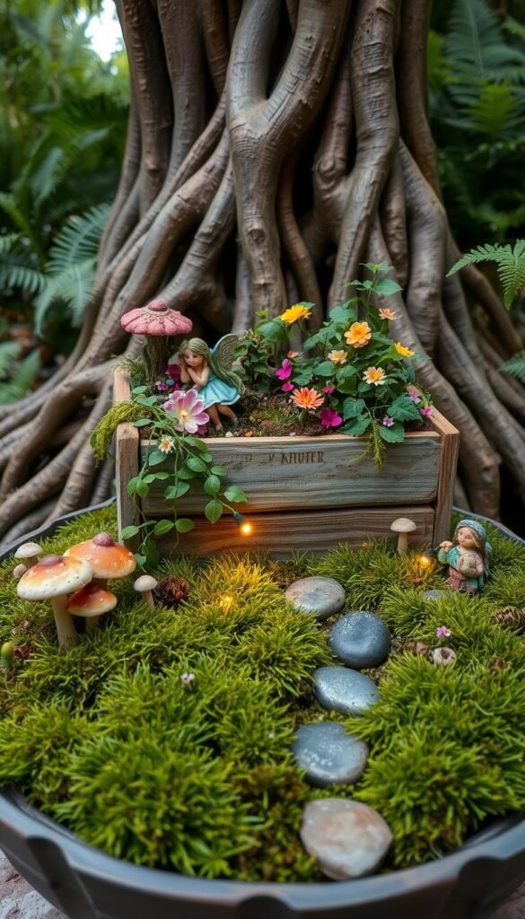 Homemade Fairy Garden Ideas for Upcycled Containers and Planters