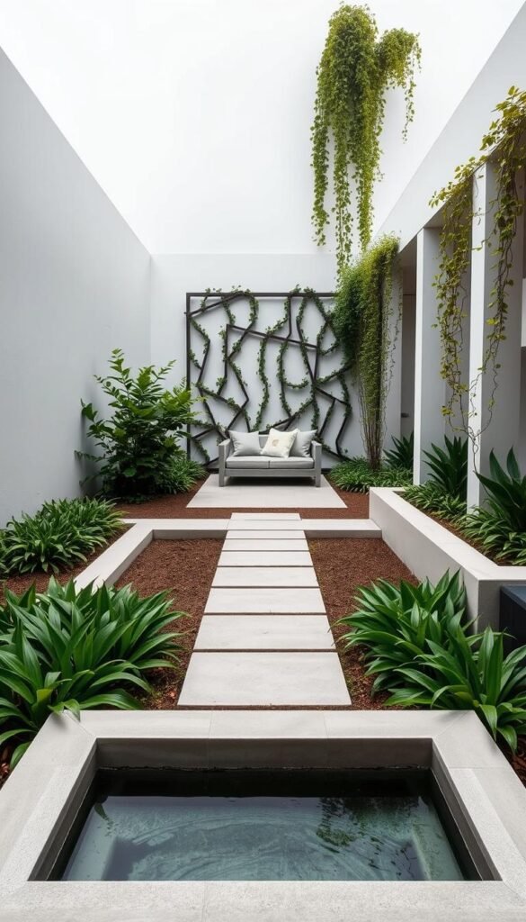Modern Garden Design: Sleek Lines, Minimalist Aesthetics, and Innovative Layouts