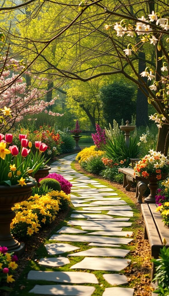 Spring Garden Aesthetic: Bright Flowers, Fresh Greens, and Seasonal Decor Ideas