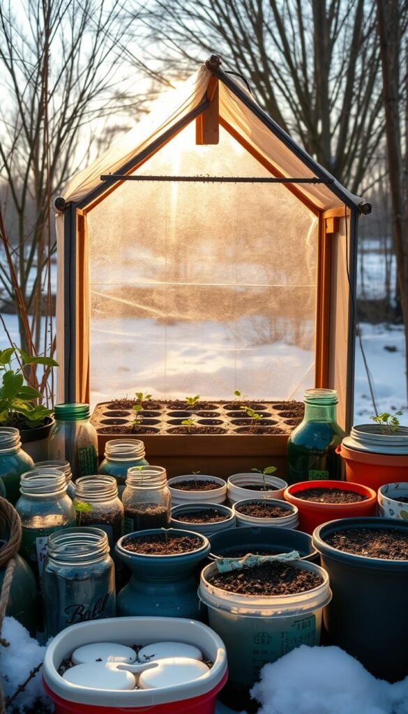Winter Sowing: Starting Seeds Outdoors in Mini Greenhouses