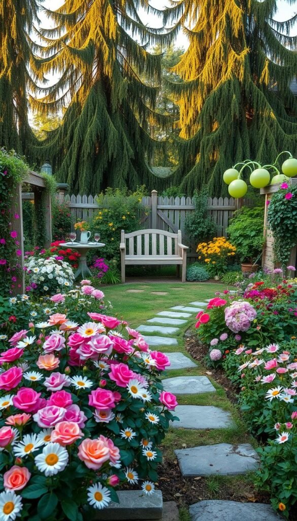 Backyard Cottage Garden: Merging Rustic Charm with Floral Abundance