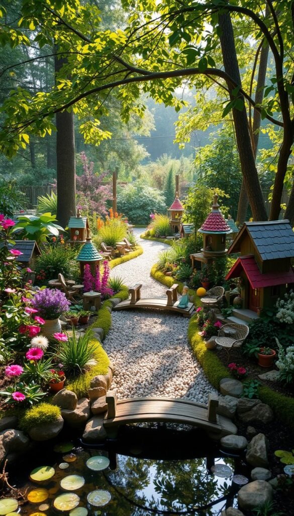 Backyard Fairy Garden Ideas: Mini Houses, Pathways, and Creative Themes