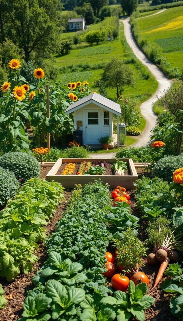 Backyard Vegetable Garden Ideas: Layout, Crop Rotation, and Companion Planting