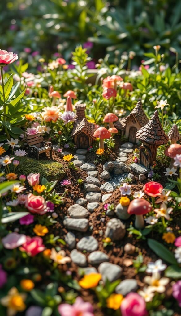 Building a Fairy Garden Bed: Integrating Miniature Scenes in Larger Flower Beds