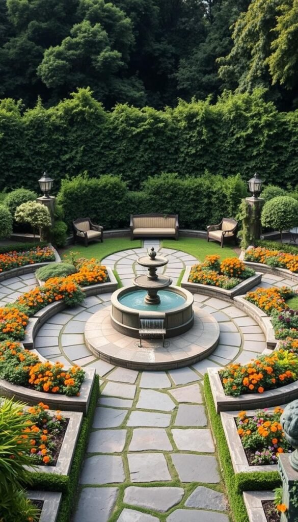 Circular Garden Design Concepts: Embracing Unique Shapes for a Distinct Look