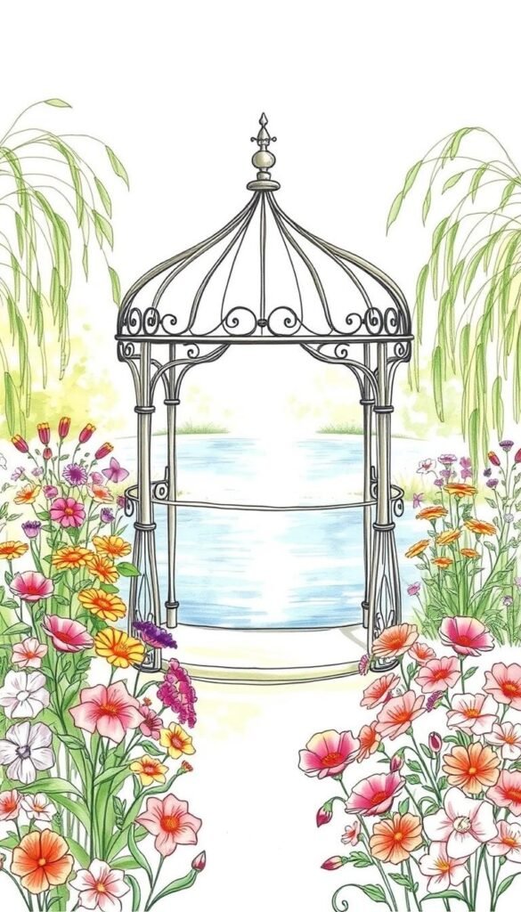 Flower Garden Sketch to Reality: Planning with Simple Drawings or Online Tools